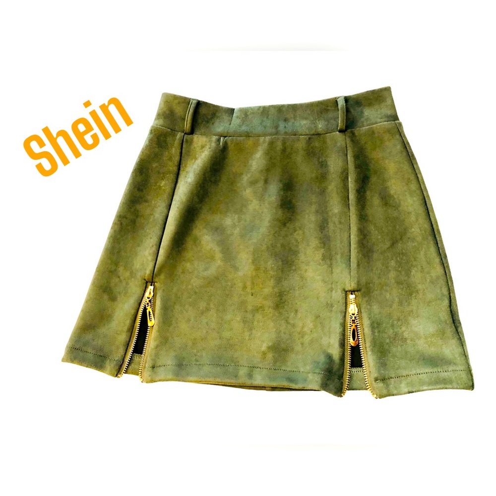 Shein Sz 4 Ultra Suede Mini Skirt